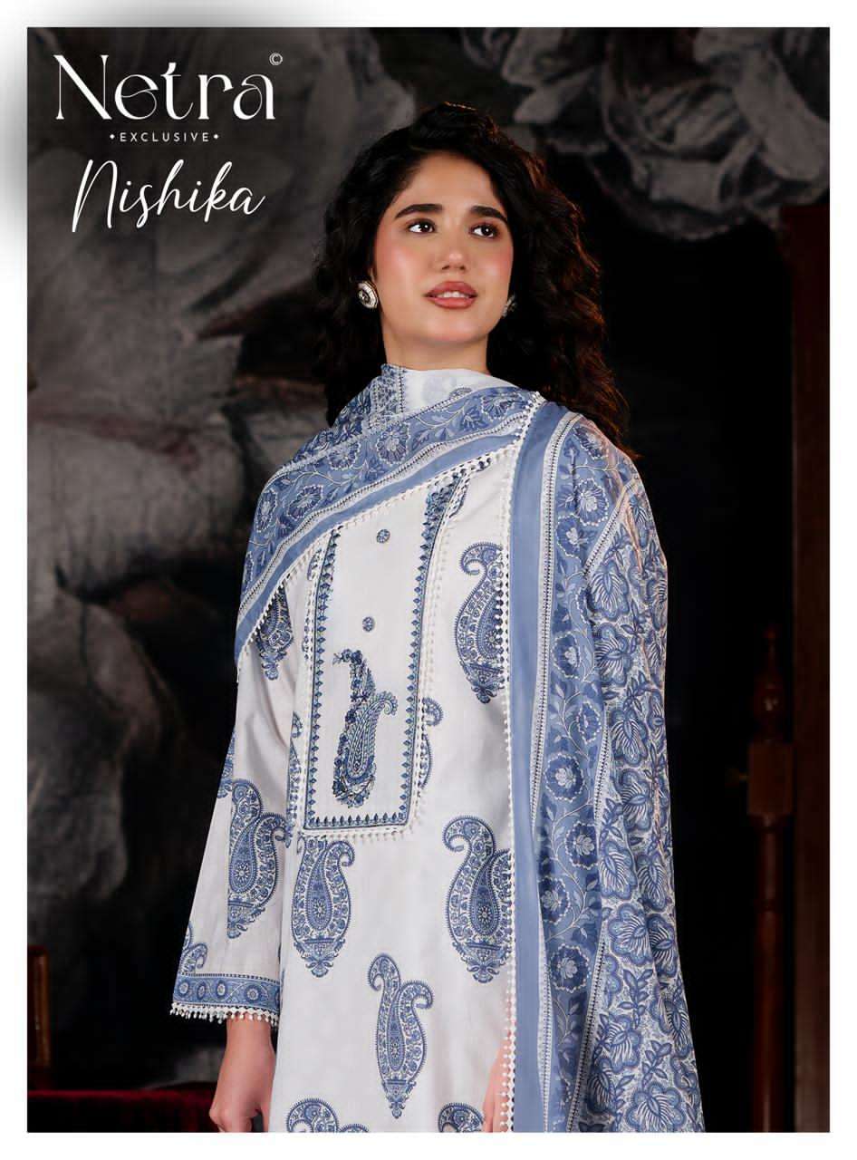 NETRA NISHIKA PURE BANARASHI STYLE LADIES DRESS WHOLESALER BEST RATE 2026