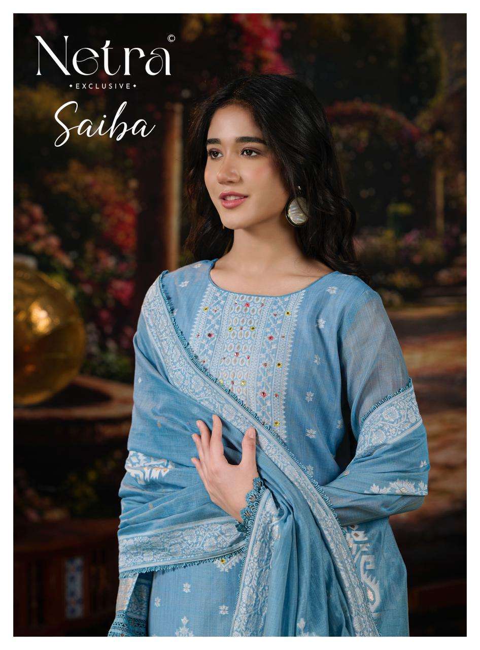 NETRA SAIBA HANDWORK PARTY WEAR SALWER KAMEEZ BEST RATE DEALER 2026
