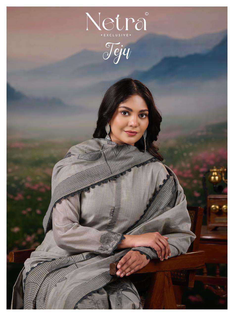 NETRA TEJU JAMDANI HANDWORK SALWER KAMEEZ BEST RATE 2026