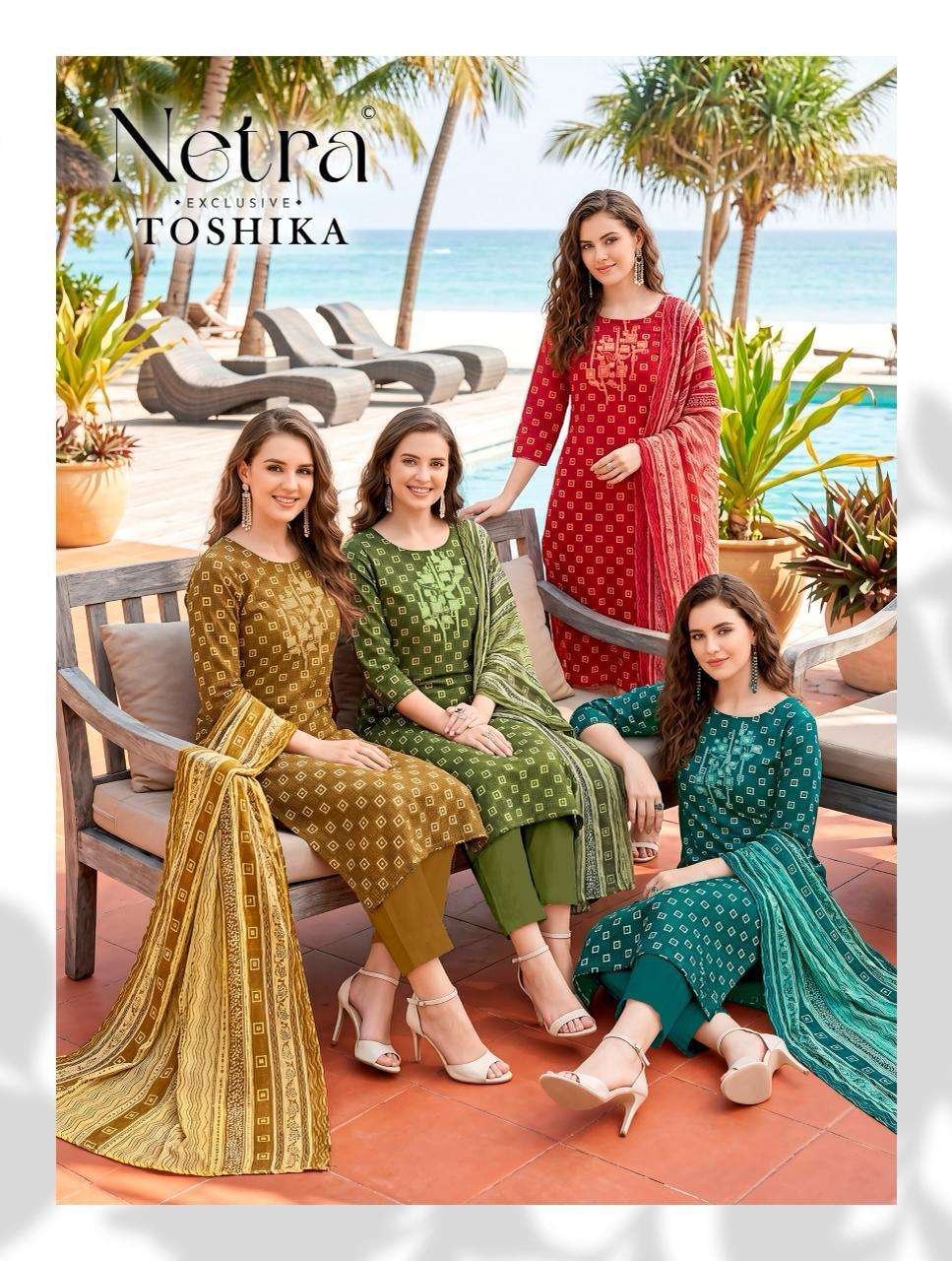 NETRA TOSHIKA COTTON FANCY EMBROIDERED PRINT SALWER KAMEEZ BEST RATE 2026