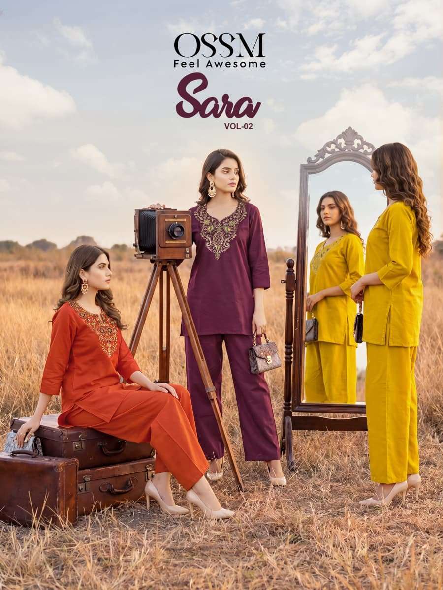 OSSM SARA VOL 2  FANCY COTTON CORD SET WHOLESALE PRICE DEALER 2026