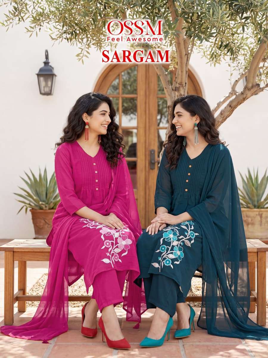OSSM SARGAM READYMADE 3 PIECE SET WHOLESALER BEST RATE 2026
