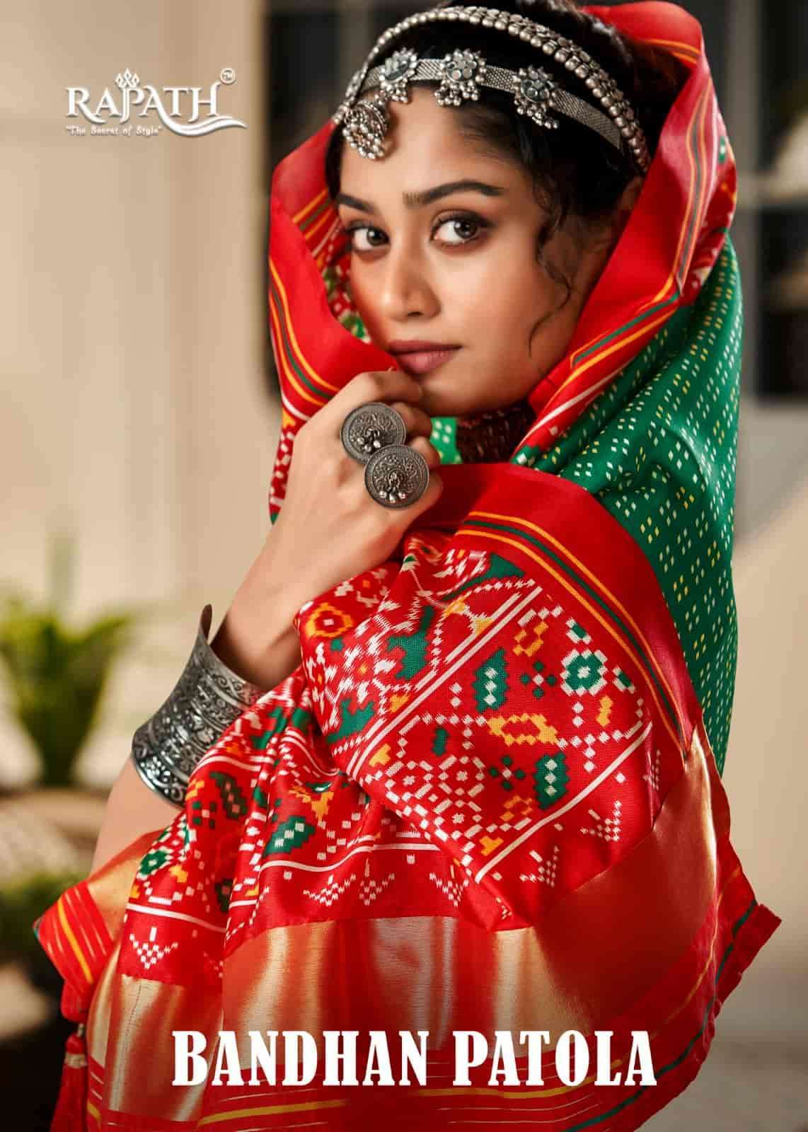 RAJPATH BANDHAN PATOLA 162001 TO 162008 DESIGNER PATOLA SAREE EXPORTER 