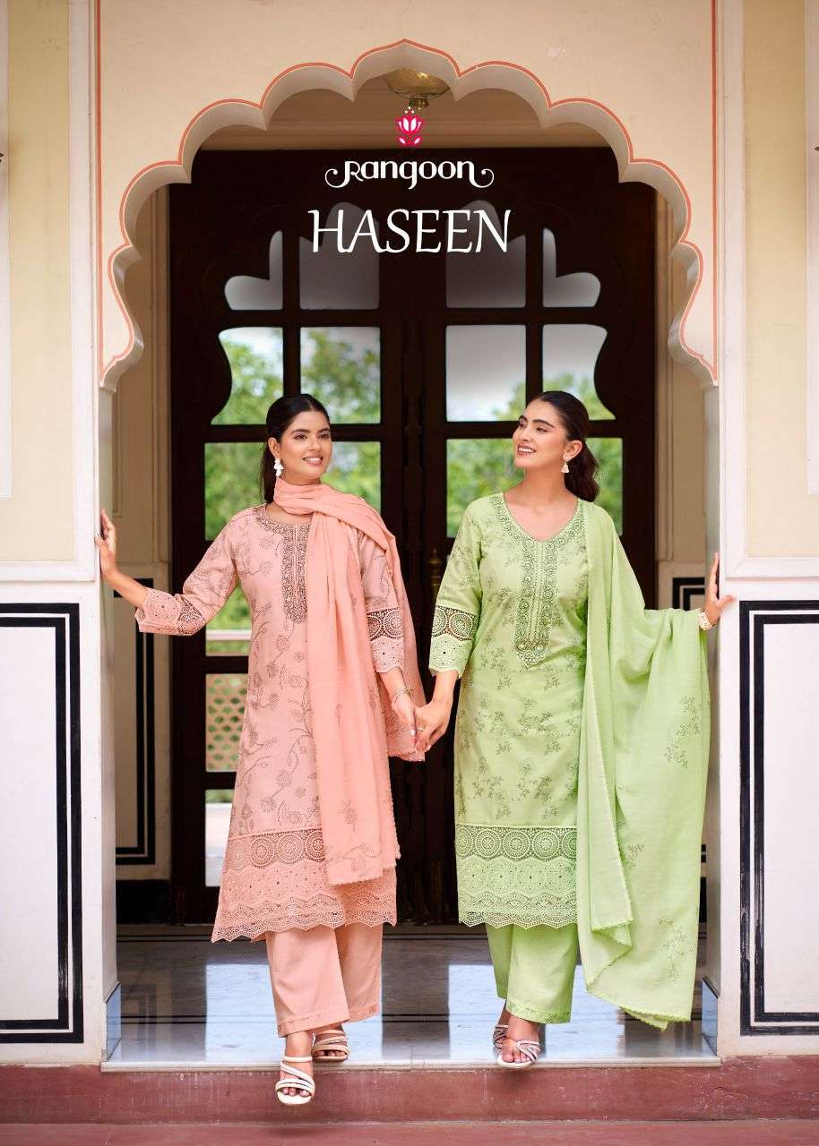 RANGOON HASEEN COTTON PRINTED 3 PIECE READYMADE SALWER KAMEEZ BEST RATE 2026