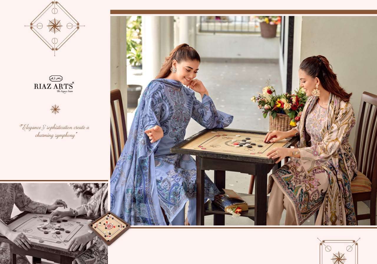 RIAZ ARTS NAYRA VOL 42 PURE COTTON FANCY HAND WORK SALWER KAMEEZ BEST RATE 2026
