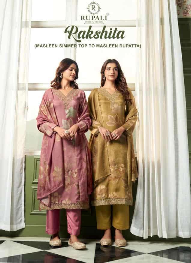 RUPALI FASHION RAKSHITA PURE VISCOSE MUSLIN WHOLESALE SALWER KAMEEZ BEST RATE 