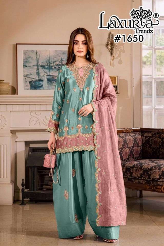 SAFA FASHION FAB 1650 COLORS READYMADE FANCY WORK SALWER KAMEEZ BEST RATE 2026