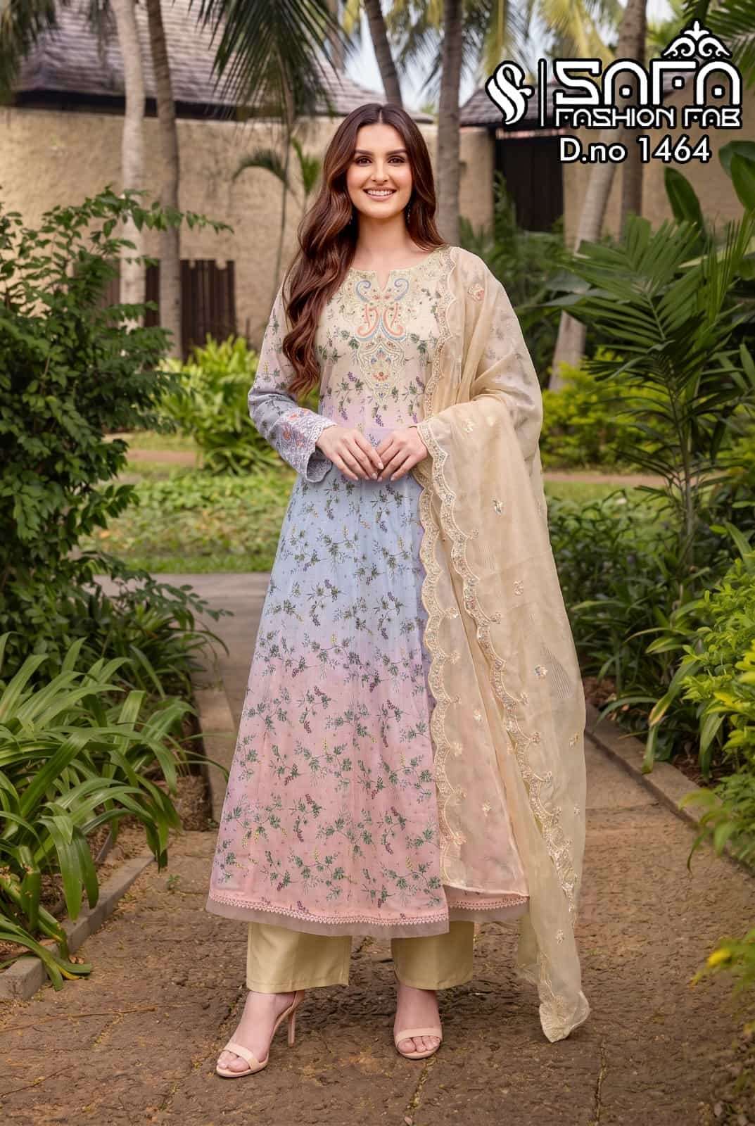 SAFA FASHION FAB SF 1464 READYMADE DESIGNER PAKISTANI DRESS COLLECTION BEST RATE 2026