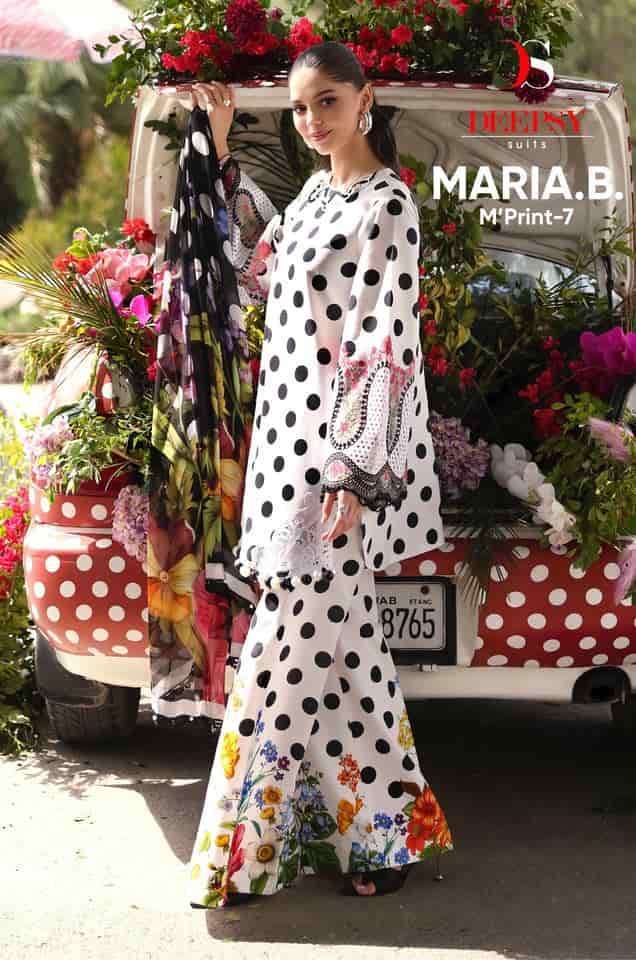 SHREE FAB MARIA B MPRINT 25 7 PURE COTTON PRINTED WORK WHOLESALER BEST RATE 2026