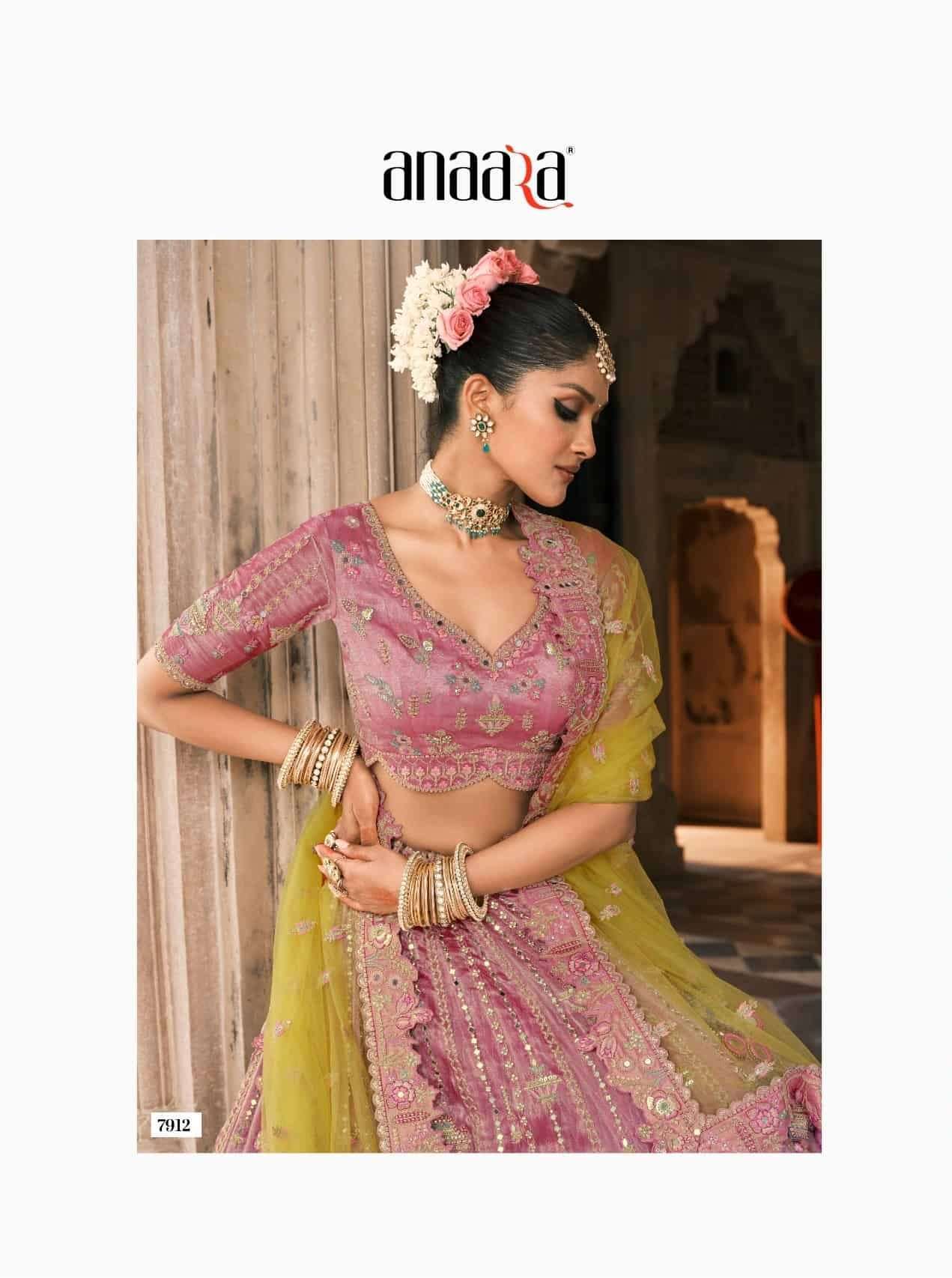 TATHASTU ANAARA 7900 EXCLUSIVE WEDDING WEAR DESIGNER LEHNGA COLLECTION EXPORTERS 