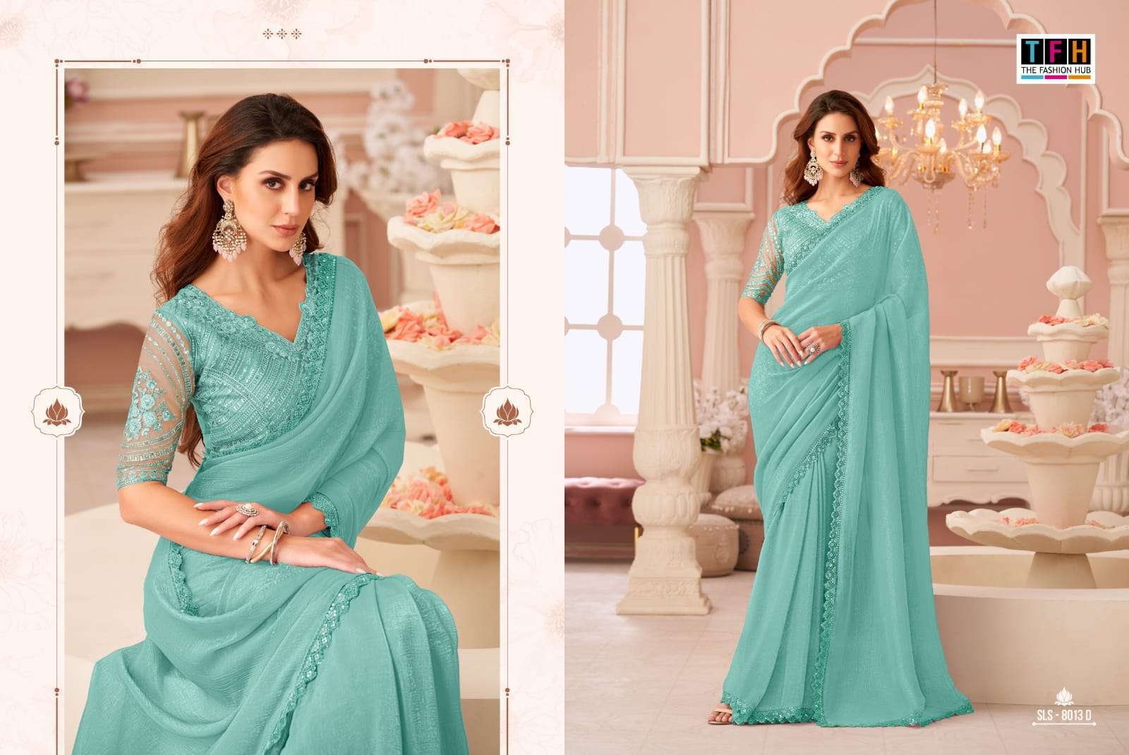 TFH SALSA STYLE 8013 COLOURS DESIGNER SAREE WHOLESALER 2026