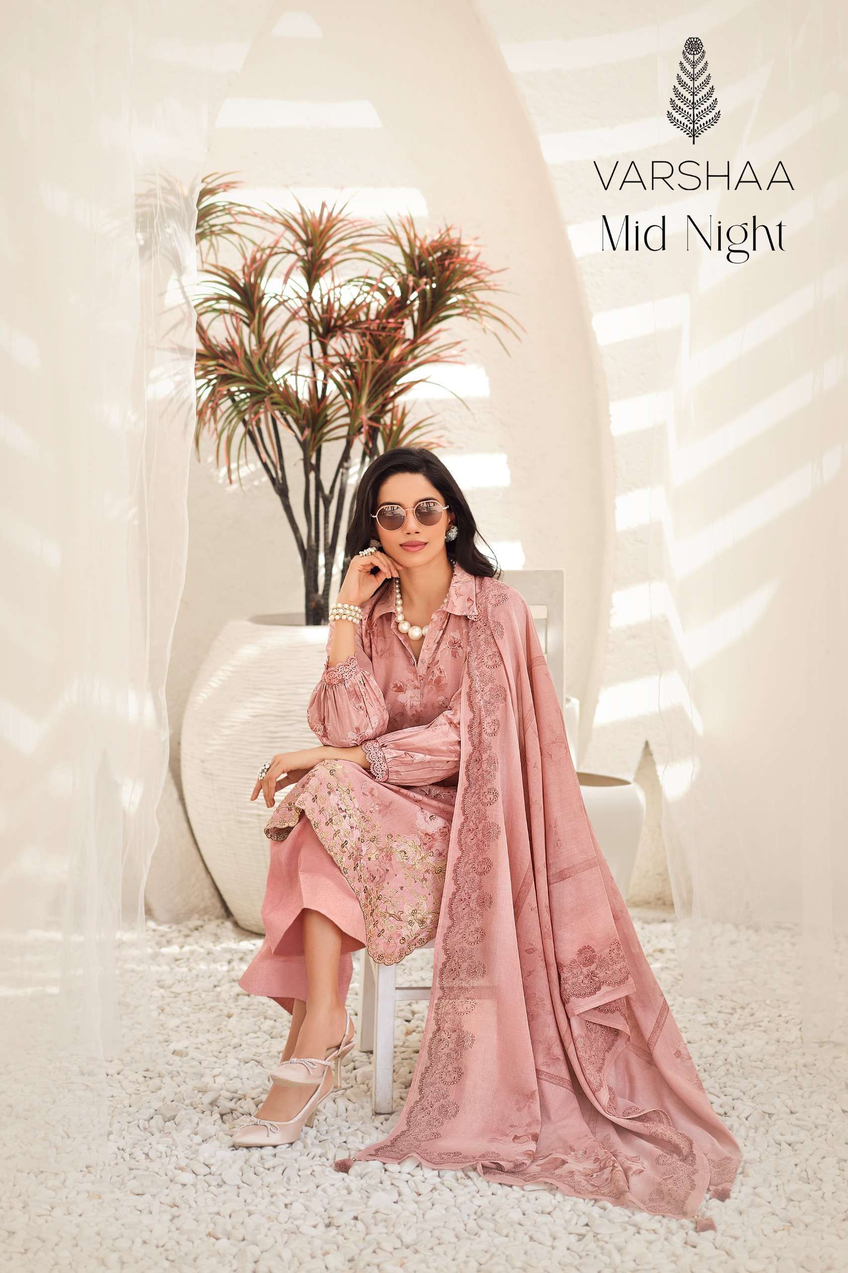 VARSHA FASHION MID NIGHT PREMIUM COTTON LINEN SUIT WHOLESALER BEST RATE 