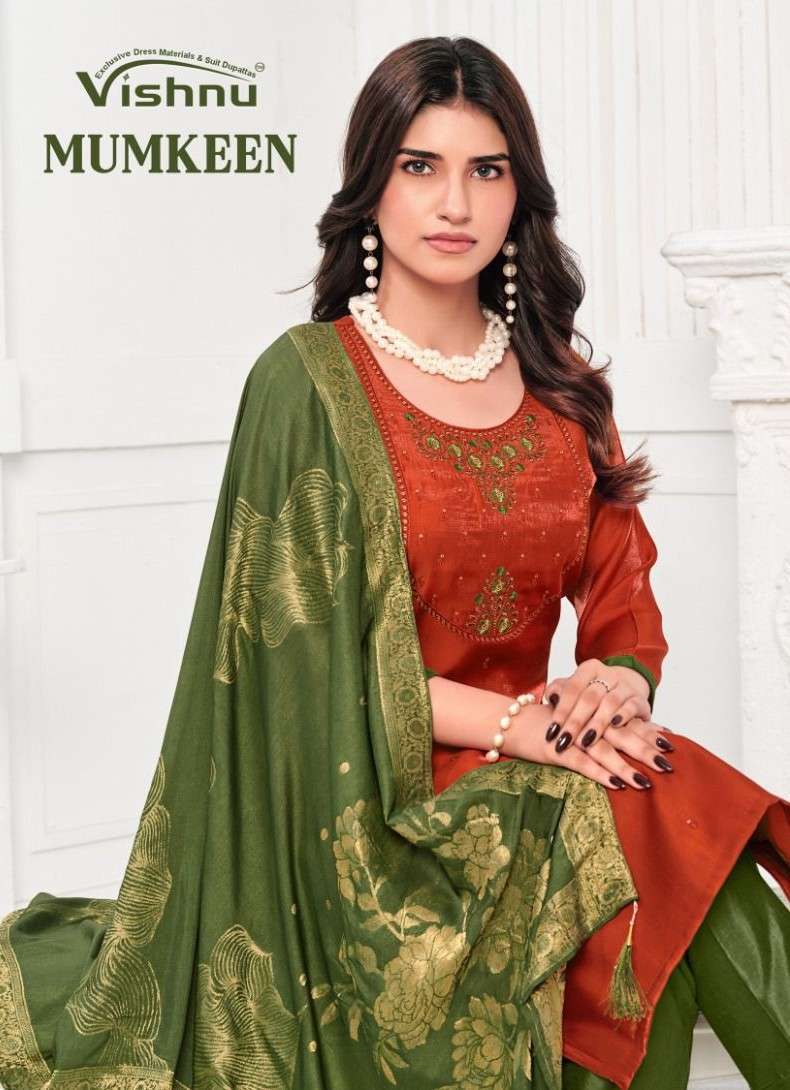 VISHNU MUMKEEN GLASS MODAL FANCY WORK SALWER KAMEEZ BEST RATE 2026