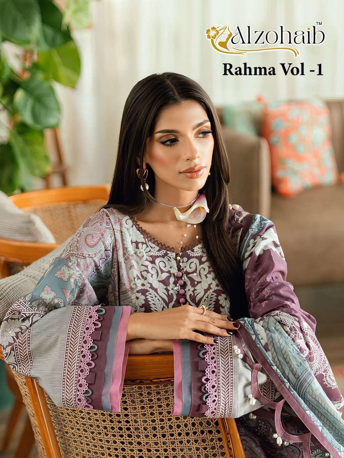 AL ZOHAIB RAHMA VOL 1 PURE COTTON PATCH WORK SALWER KAMEEZ BEST RATE 