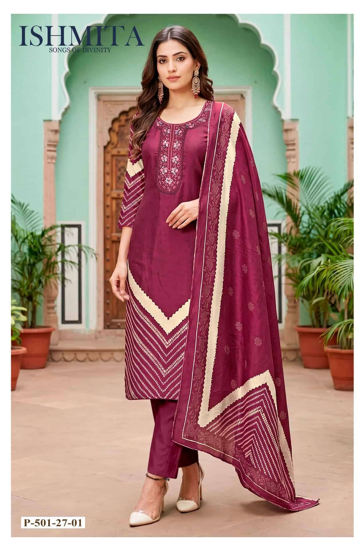 ALOK SUIT ISHMITA ETHNIC MUSLIN SALWER KAMEEZ BEST RATE DEALER 2026