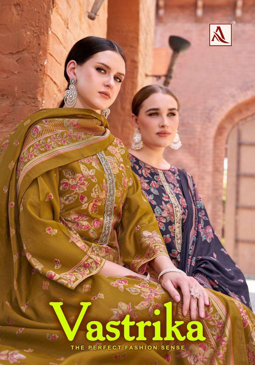ALOK SUIT VASTRIKA VISCOSE MUDDAL WITH FANCY EMBROIDERED SALWER KAMEEZ BEST RATE 