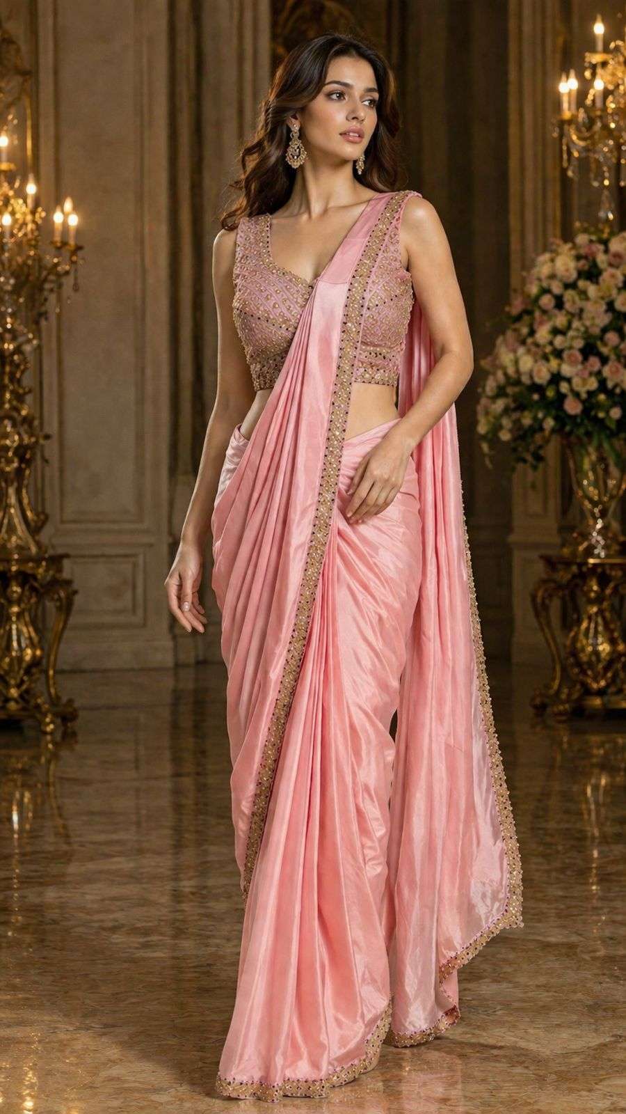 AMOHA A 480 COLORS PARTY WEAR SAREE COLLECTION BEST RATE DEALER 