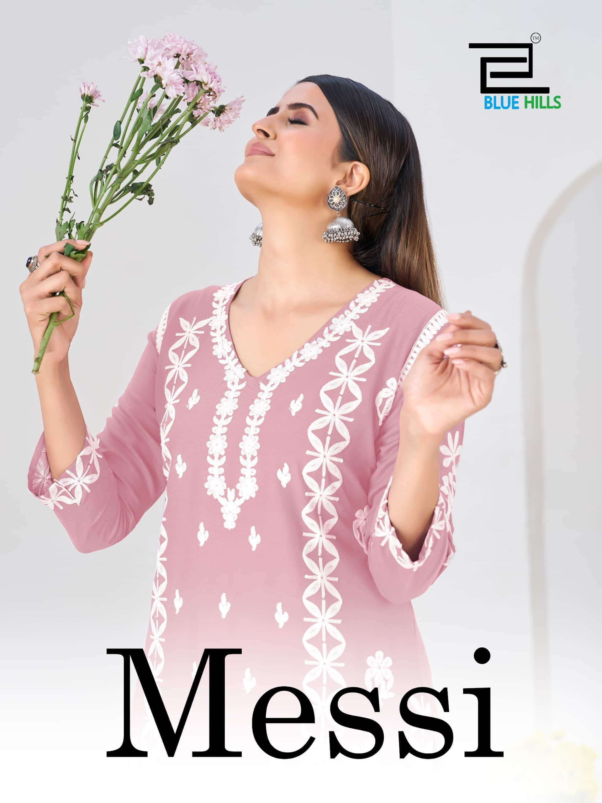 BLUE HILLS MESSI PREMIUM KURTI PALAZZO PAIR CATALOG WHOLESALER BEST RATE 2026