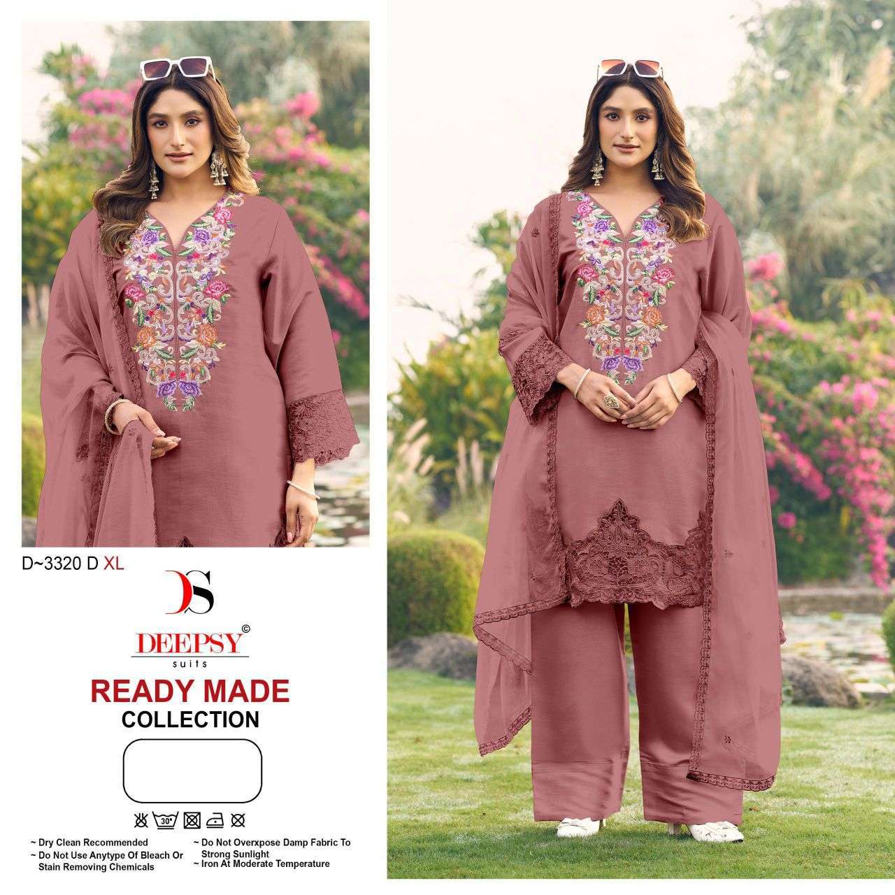 DEEPSY SUIT 3320 COLORS VISCOSE SATIN READYMADE SUIT WHOLESALER BEST RATE 