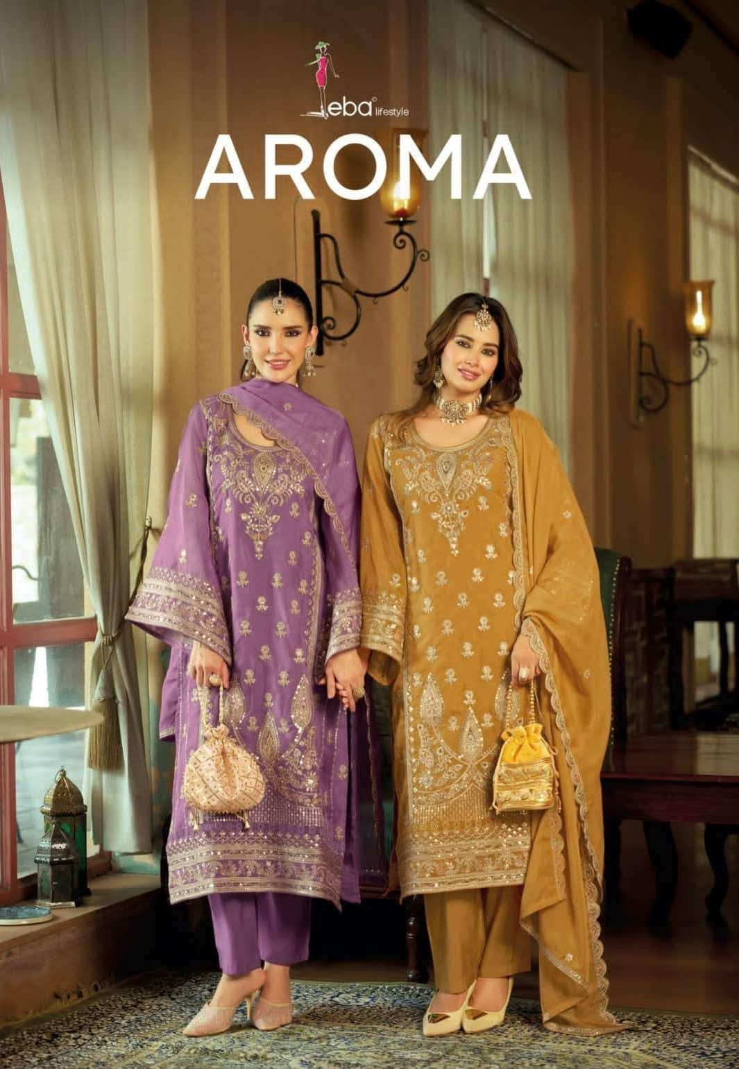 EBA LIFESTYLE AROMA READYMADE DESIGNER 3 PIECE SUIT EXPORTERS 2026