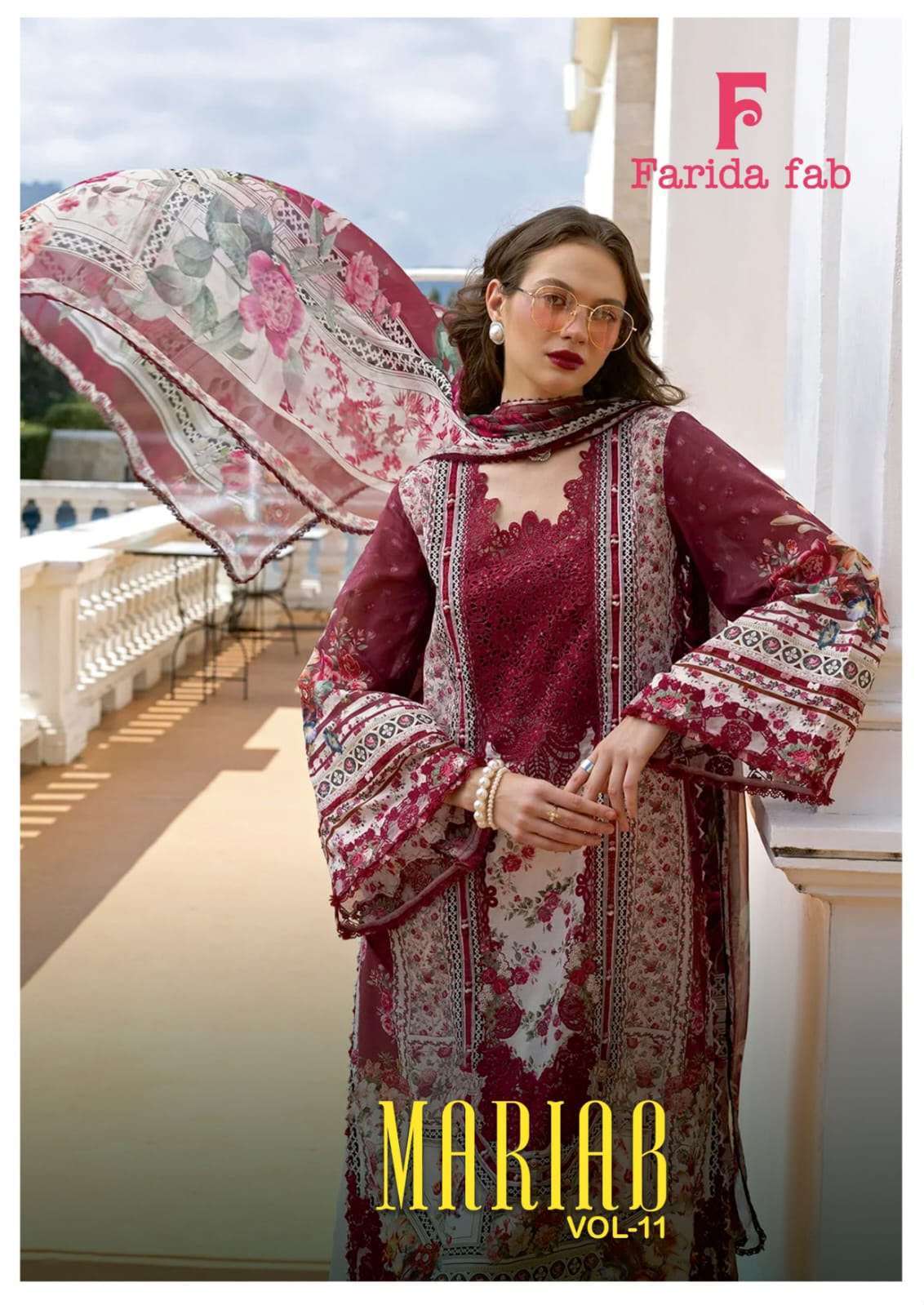 FARIDA FAB MARIA B VOL 11 COTTON PRINTED PAKISTANI SUIT WHOLESALER BEST RATE 2026