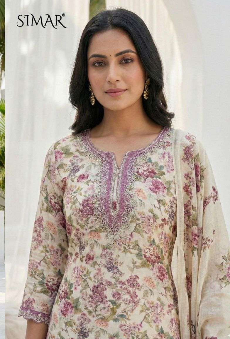 GLOSSY AMOUR SILK DIGITAL PRINT WITH EMBROIDERY WORK SALWER KAMEEZ BEST RATE 