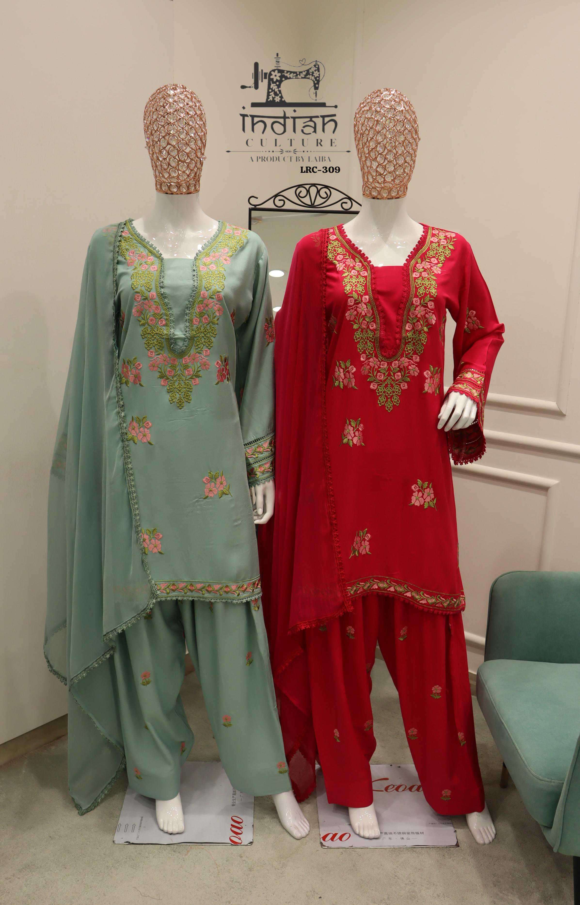 INDIAN CULTURE LRC 309 DESIGNER LAWN COTTON READYMADE SALWER KAMEEZ BEST RATE 2026