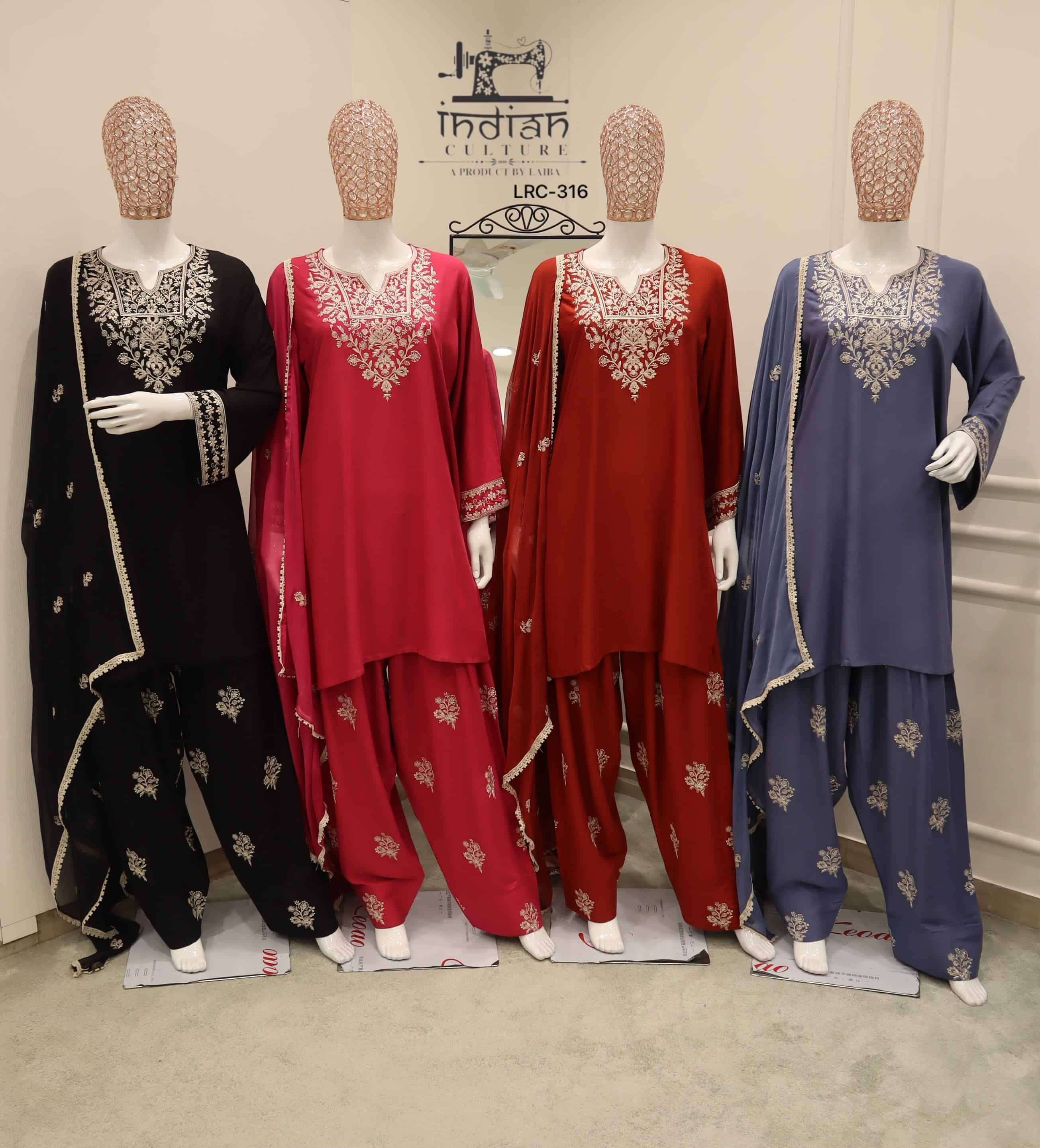 INDIAN CULTURE LRC 316 COTTON RAYON READYMADE CATALOGUE WHOLESALER 