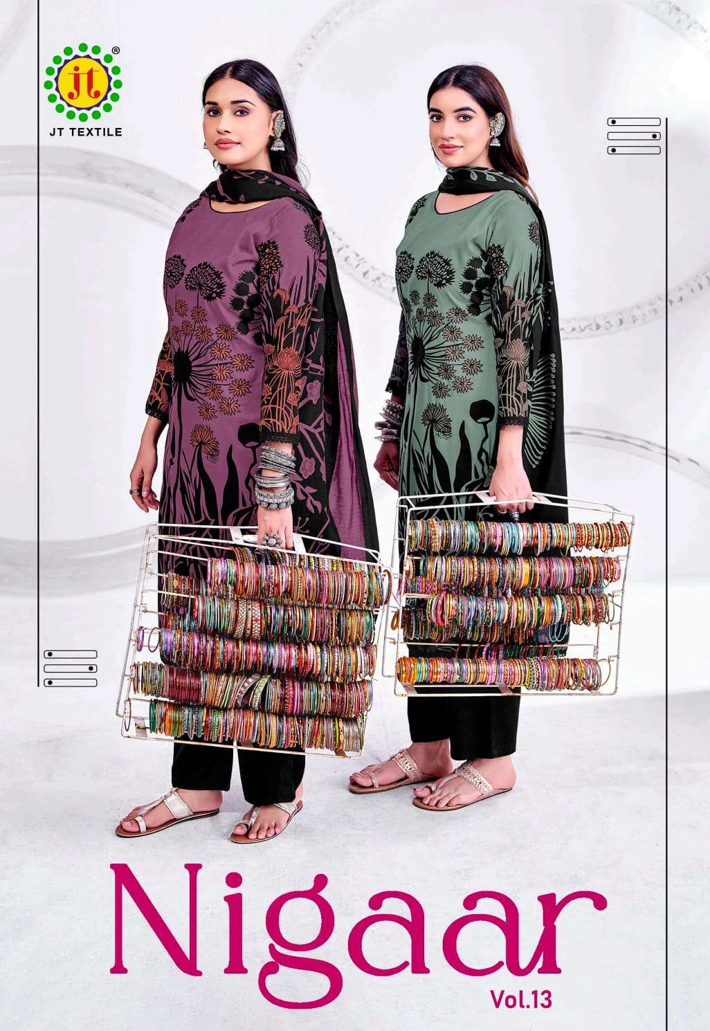JT TEXTILE NIGAAR VOL 13 RAYON DRESS WHOLESALER BEST RATE 2026