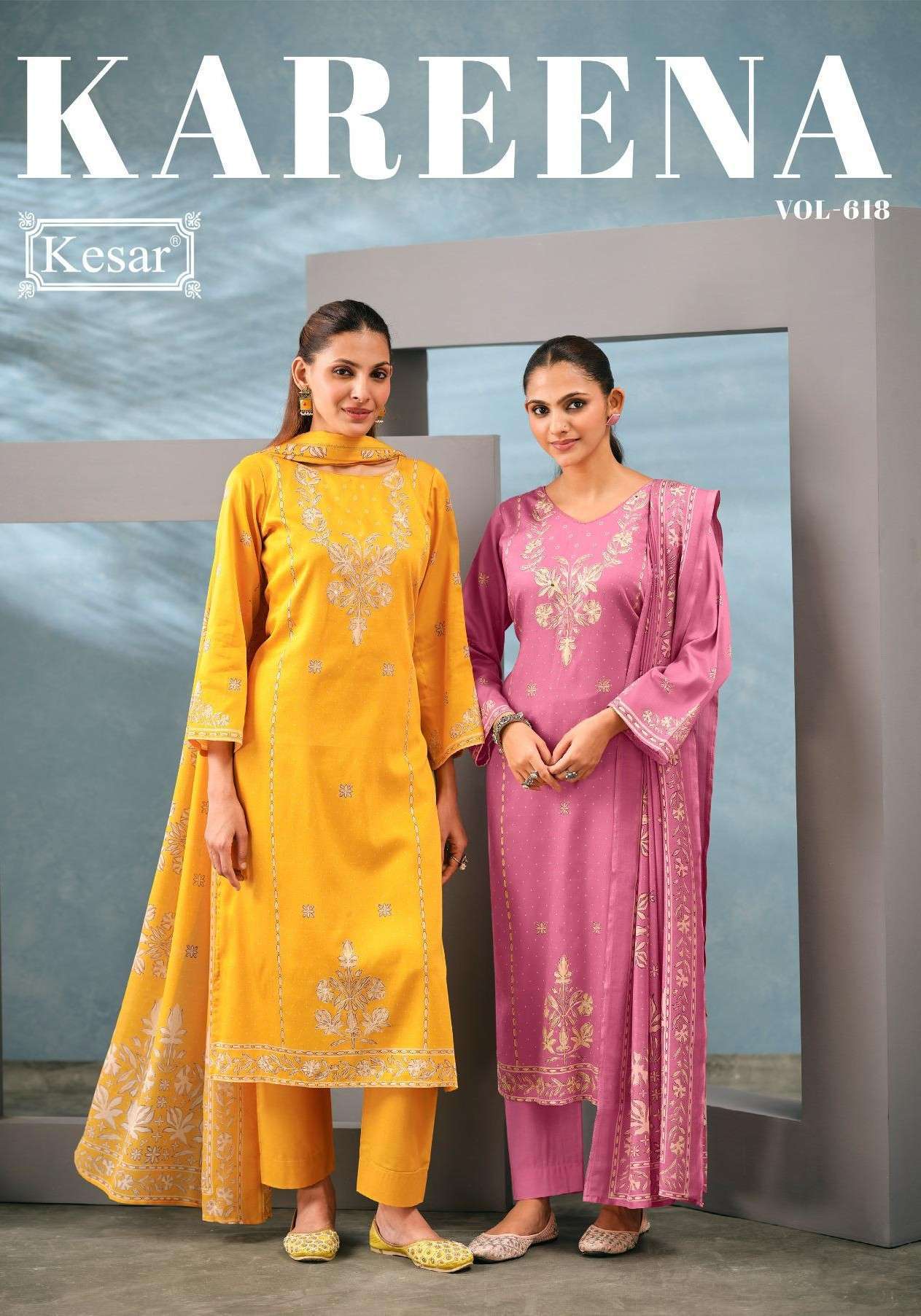KESAR KAREENA VOL 618 PURE JAM SATIN LADIES SUIT WHOLESALER 2026