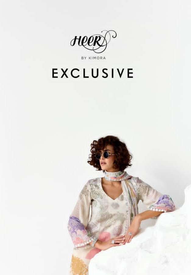 KIMORA HEER EXCLUSIVE PURE MUSLIN LADIES SUIT WHOLESALER BEST RATE DEALER 