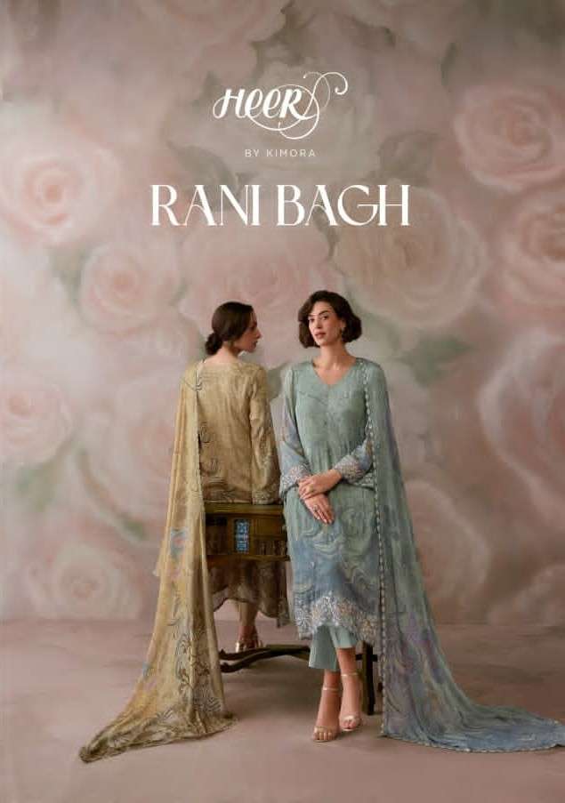 KIMORA HEER RANI BAGH PREMIUM PURE CHINON DRESS CATALOG WHOLESALER 