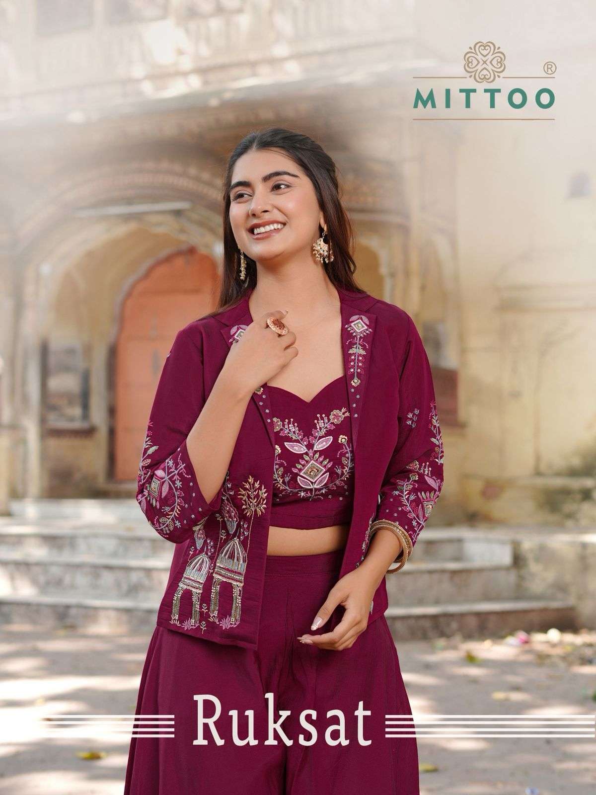 MITTOO RUKSAT MAL CHANDERI INDO WESTERN COLLECTION BEST RATE 2026