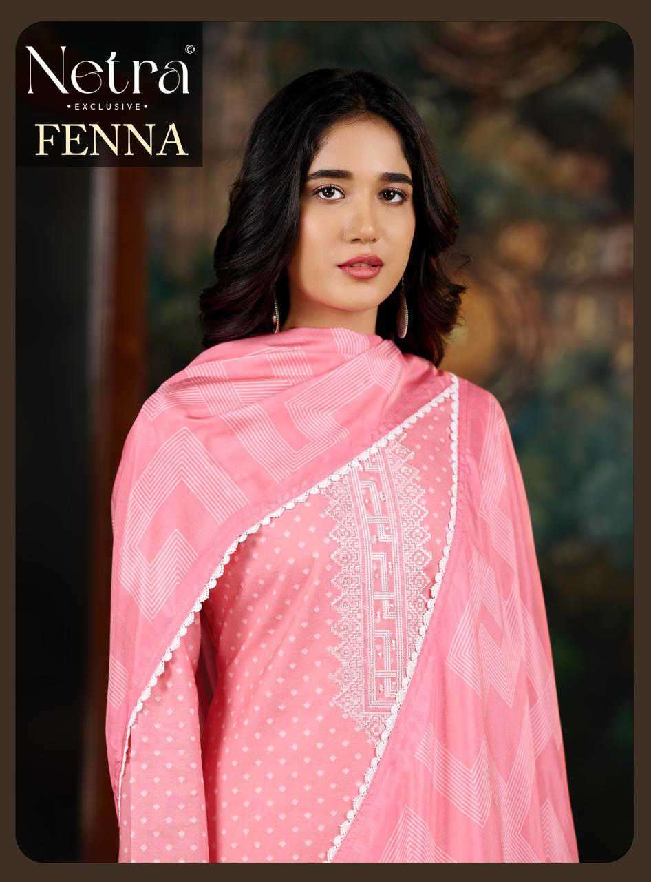NETRA FENNA COTTON DIGITAL PRINT WITH EMBROIDERED SALWER KAMEEZ BEST RATE DEALER 