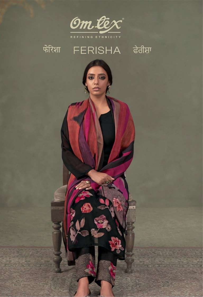 OMTEX FERISHA ORGANZA DIGITAL PRINT SALWER KAMEEZ BEST RATE DEALER 