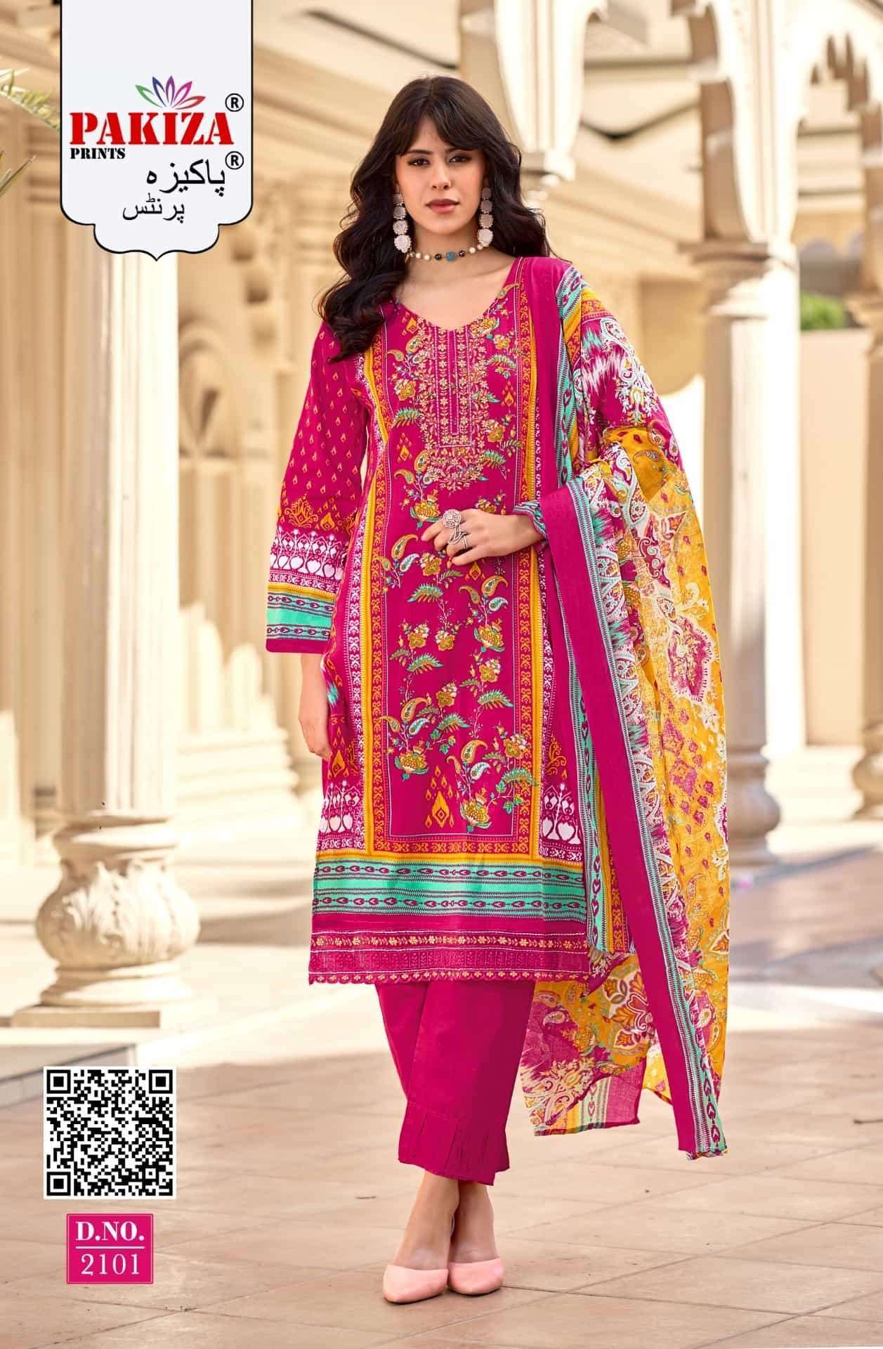 PAKIZA PRINT FARMAISH VOL 21 JAM SATIN SUIT WHOLESALER BEST RATE 