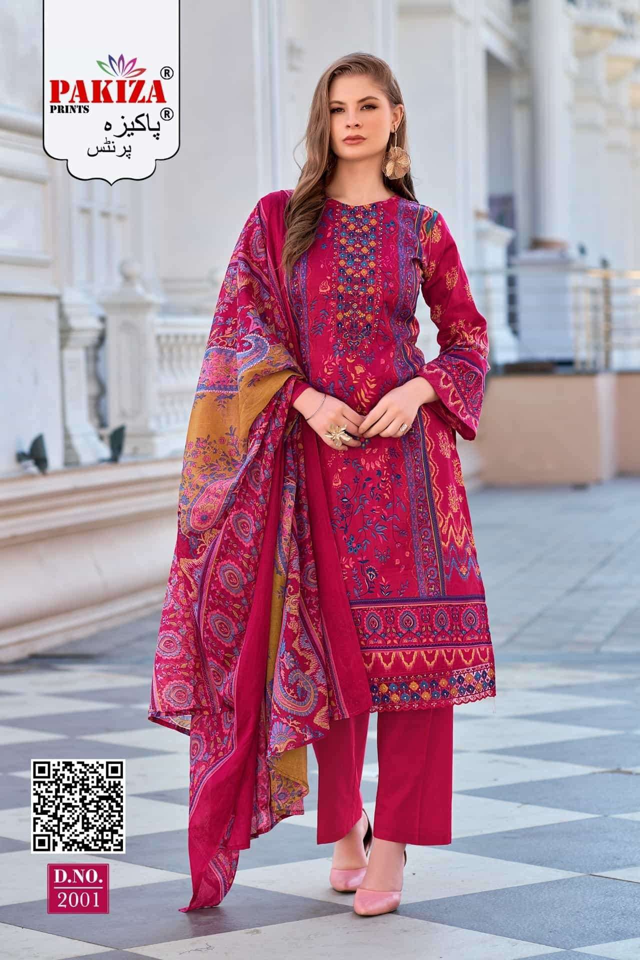 PAKIZA PRINTS FARMAISH VOL 20 JAM SATIN KASHMIR SUIT WHOLESALER BEST RATE 