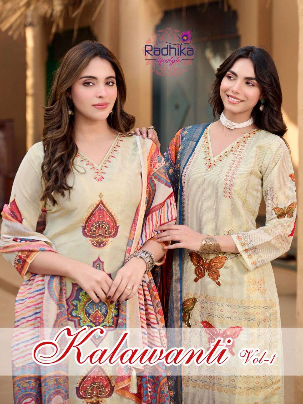 RADHIKA LIFESTYLE KALAWANTI VOL 1 LINING SILK FANCY WORK READYMADE SALWER KAMEEZ BEST RATE 2026