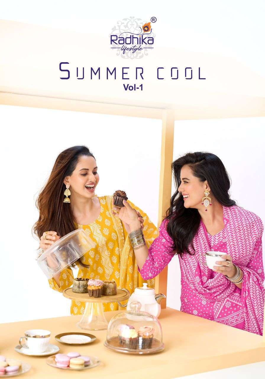 RADHIKA LIFESTYLE SUMMER COOL VOL 1 PURE COTTON READYMADE SALWER KAMEEZ BEST RATE 