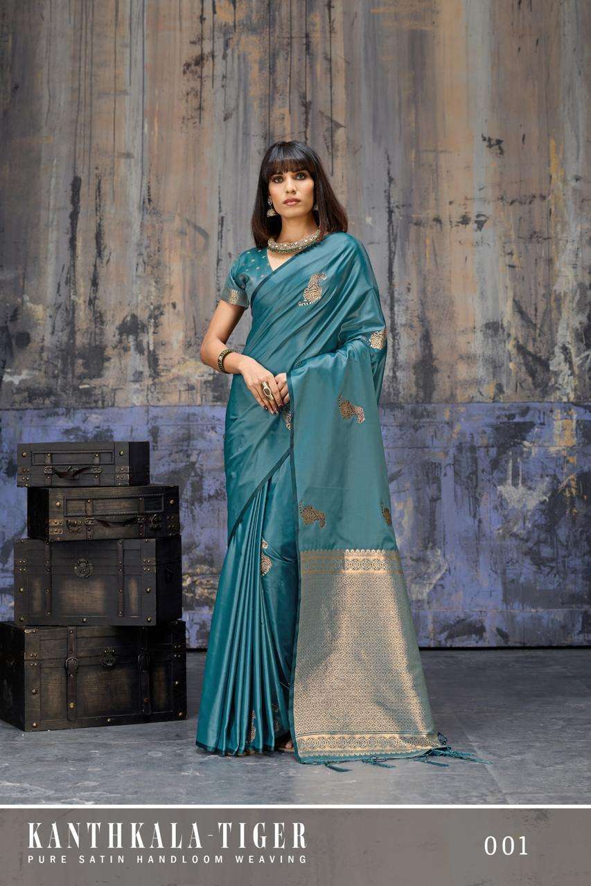 RAJTEX KANTHKALA TIGER PARTY WEAR SATIN SILK SALWER KAMEEZ BEST RATE 