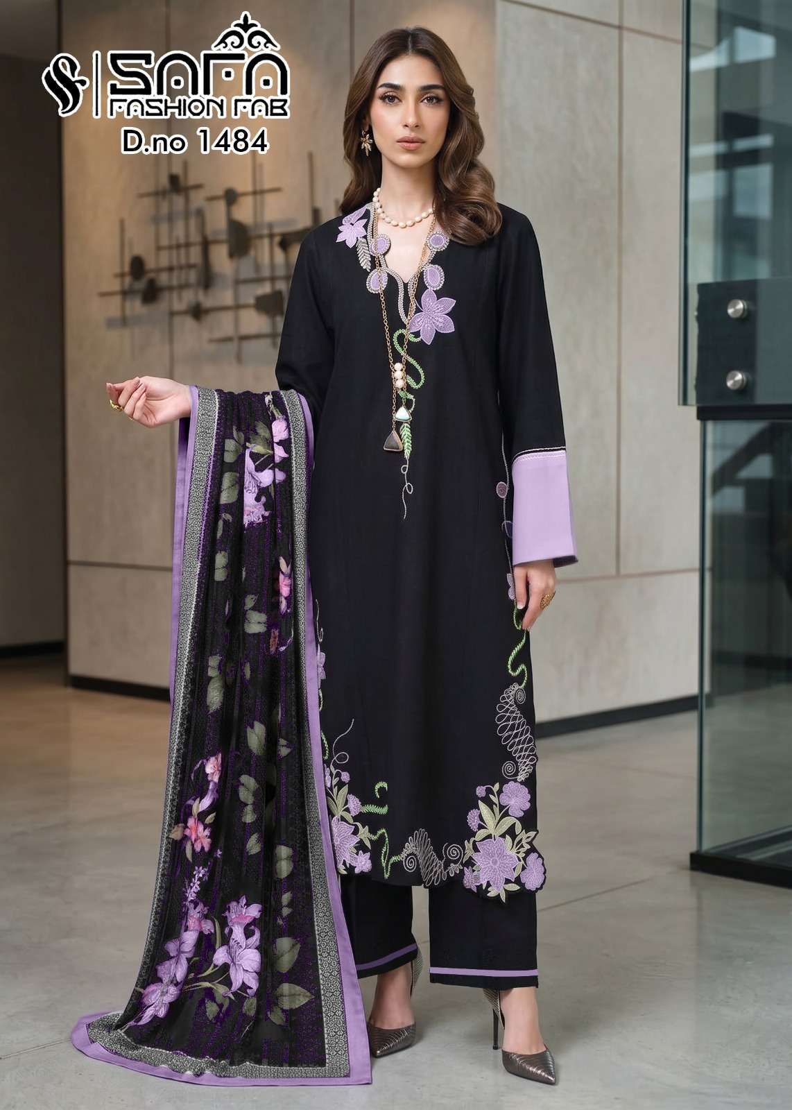 SAFA FASHION FAB 1484 SOFT COTTON READYMADE 3 PIECE SET WHOLESALER 2026