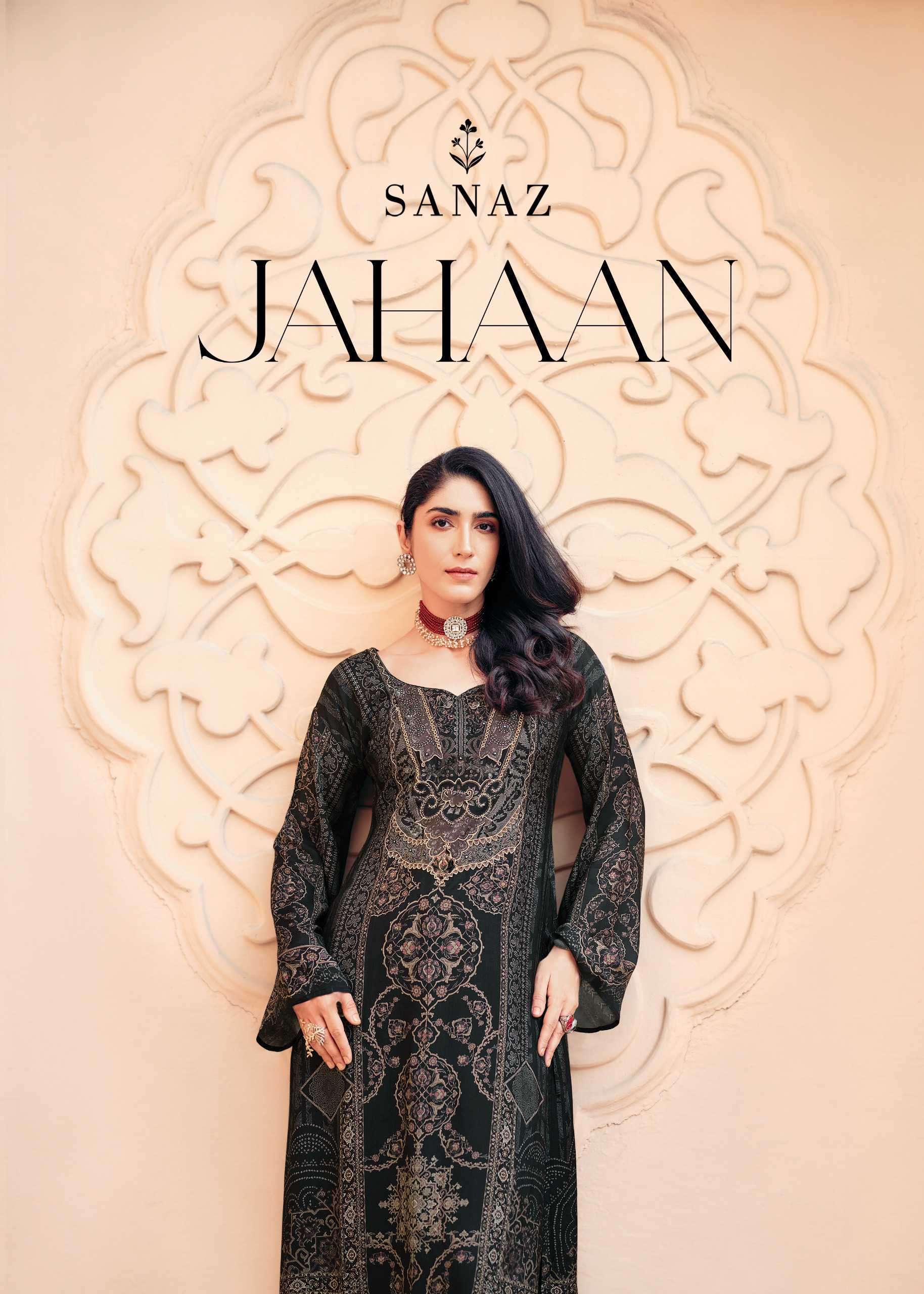 SANAZ JAHAAN VISCOSE MUSLIN DIGITAL PRINTED SALWER KAMEEZ BEST RATE 