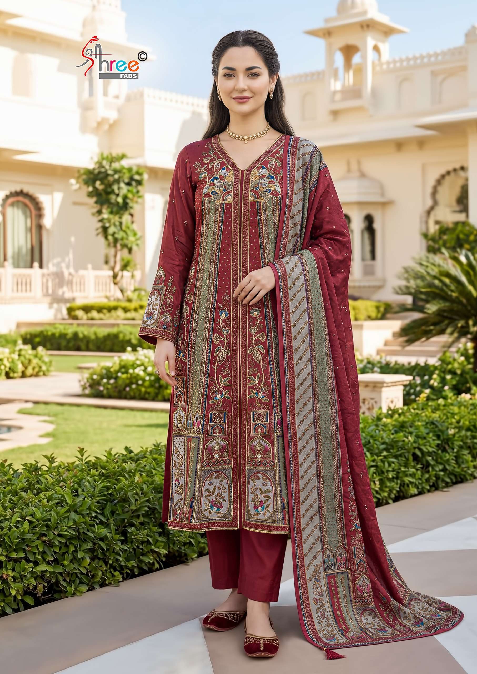 SHREE FAB KT 366 PAKISTANI MUSLIN SALWER KAMEEZ BEST RATE DEALER 2026