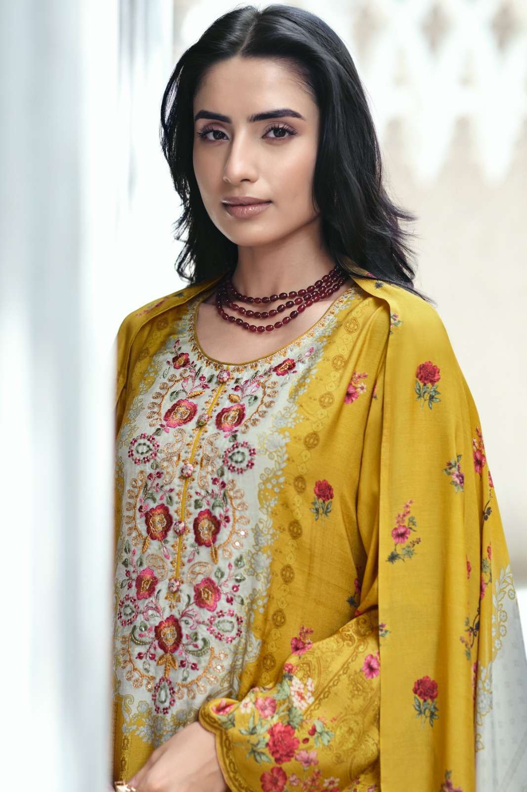 VARSHA FASHION CLARA VISCOSE MUSLIN EMBROIDERED SALWER KAMEEZ WHOLESALER 