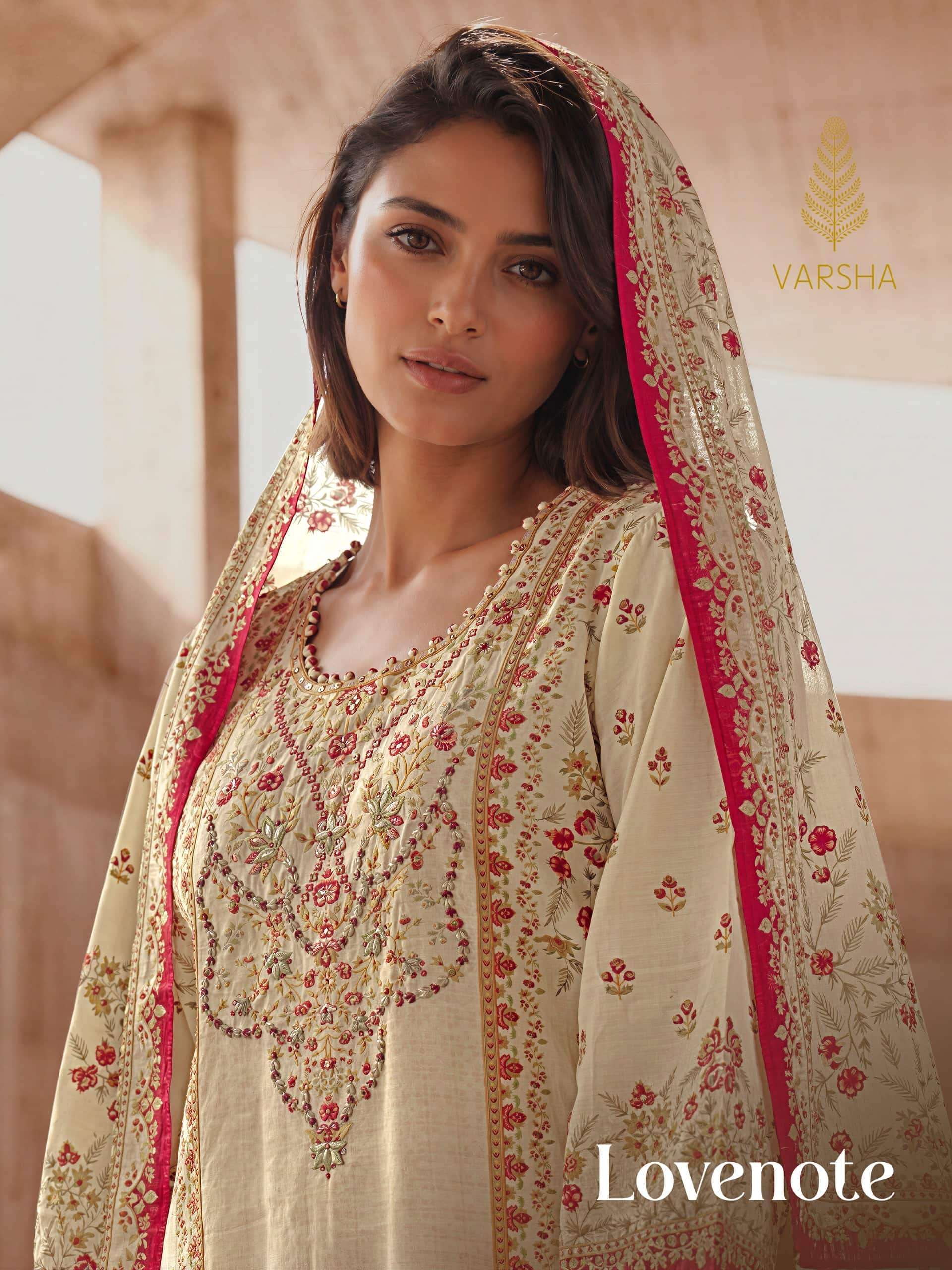VARSHA FASHION LOVENOTE DESIGNER MUSLIN DRESS CATALOG WHOLESALER 2026