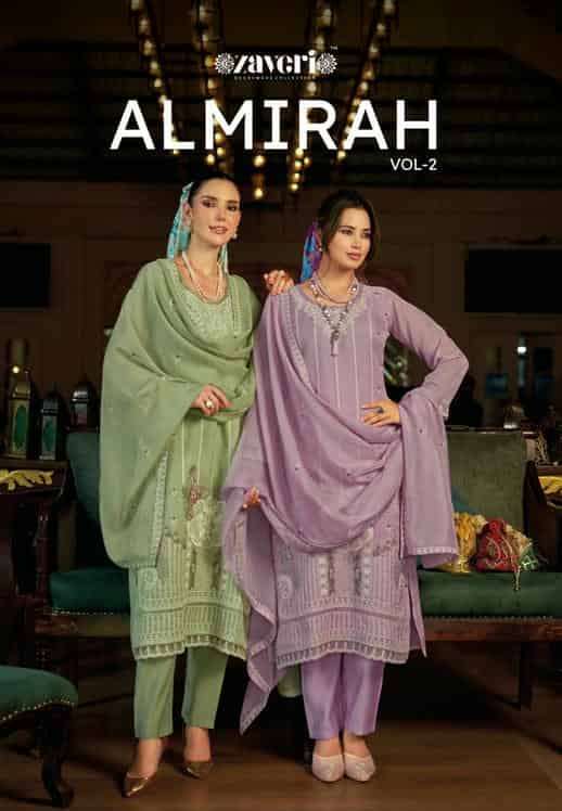 ZAVERI ALMIRAH VOL 2 SOFT ORGANZA WITH HEAVY EMBROIDERED SALWER KAMEEZ BEST RATE 2026