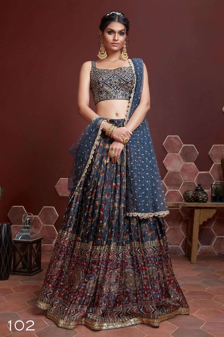 ZEEL MANDAKINI VOL 1 DESIGNER PARTYWEAR LEHNGA CHOLI EXPORTERS USA UK CANADA MAURITIUS OTHER COUNTRY ALSO