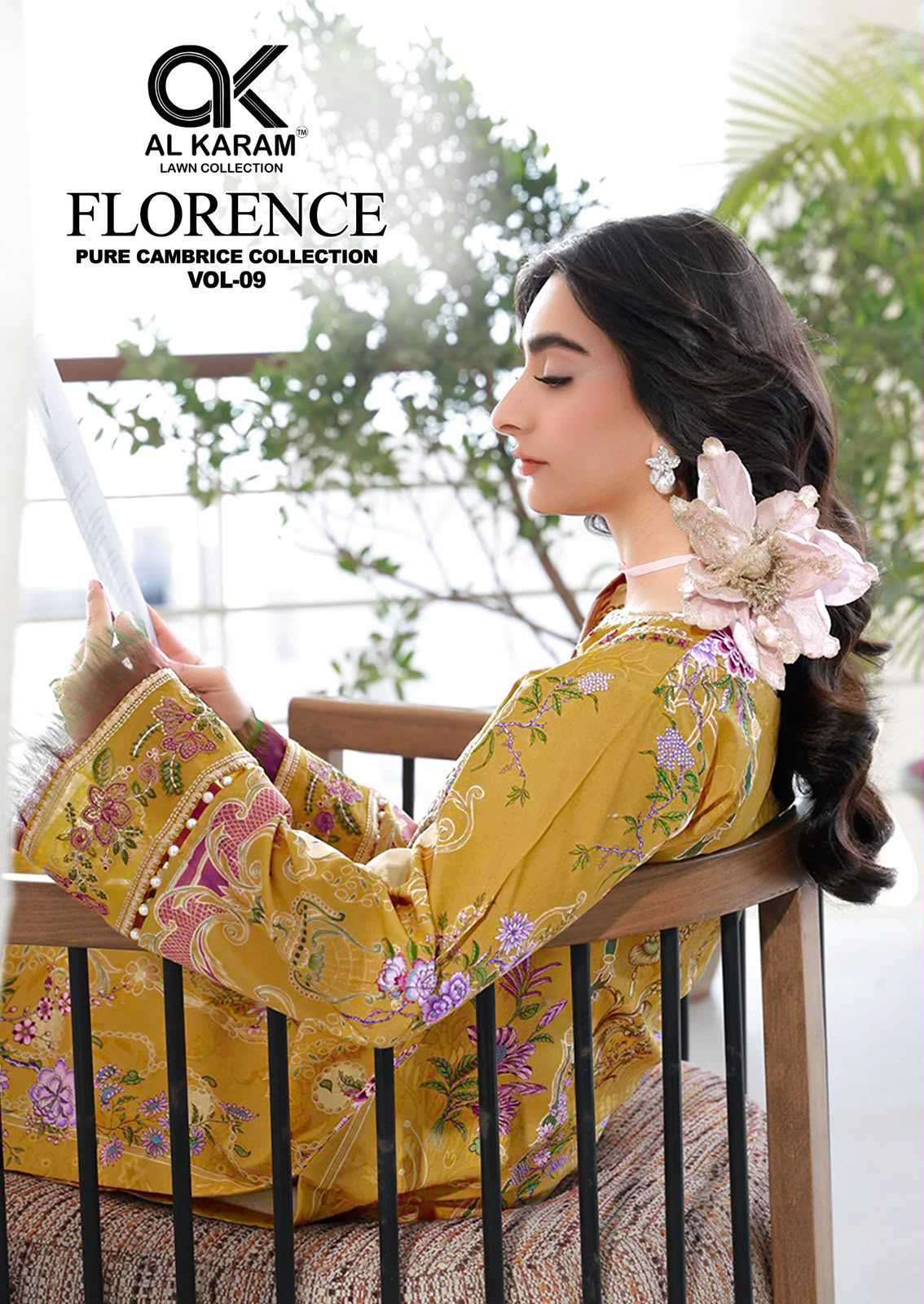 AL KARAM FLORENCE VOL 9 CAMRIC COTTON WORK DESIGNER SALWER KAMEEZ BEST RATE 2026