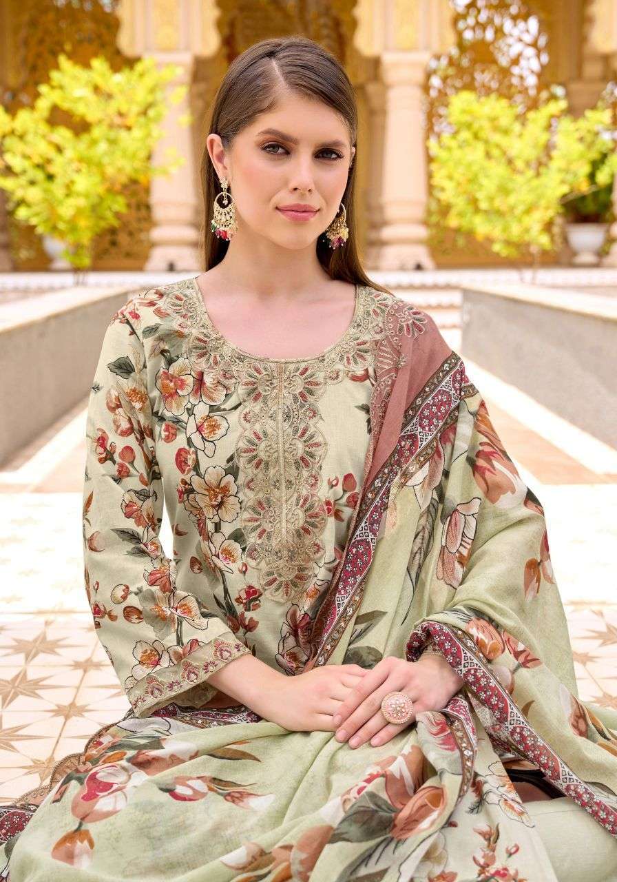 ALOK SUIT SABEEKA IMAM CAMBRIC COTTON EMBROIDERED SALWER KAMEEZ BEST RATE 
