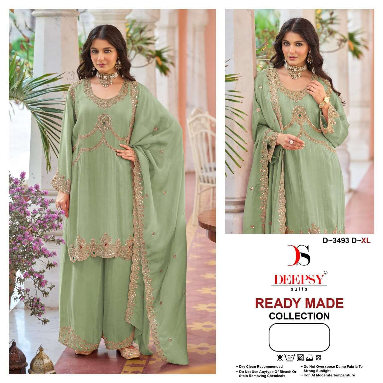 DEEPSY SUIT 3493 COLORS READYMADE 3 PCS SET WHOLESALER BEST RATE 2026